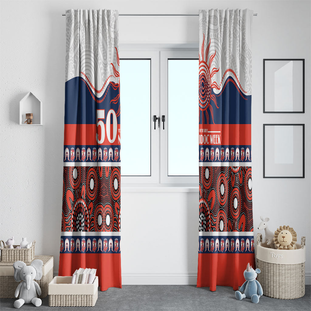 Roosters NAIDOC Week Window Curtain Aboriginal Torres Strait Islanders Vibe