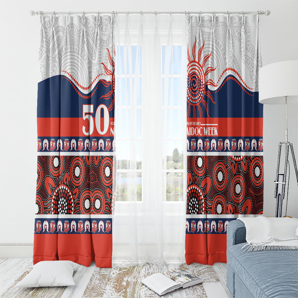 Roosters NAIDOC Week Window Curtain Aboriginal Torres Strait Islanders Vibe