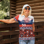 Roosters NAIDOC Week Personalised Women Polo Shirt Aboriginal Torres Strait Islanders Vibe