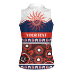 Roosters NAIDOC Week Personalised Women Sleeveless Polo Shirt Aboriginal Torres Strait Islanders Vibe