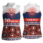 Roosters NAIDOC Week Personalised Women Sleeveless Polo Shirt Aboriginal Torres Strait Islanders Vibe
