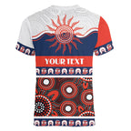 Roosters NAIDOC Week Personalised Women V-Neck T-Shirt Aboriginal Torres Strait Islanders Vibe