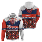 Roosters NAIDOC Week Personalised Zip Hoodie Aboriginal Torres Strait Islanders Vibe