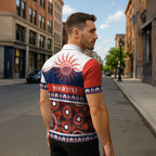 Roosters NAIDOC Week Personalised Zipper Polo Shirt Aboriginal Torres Strait Islanders Vibe