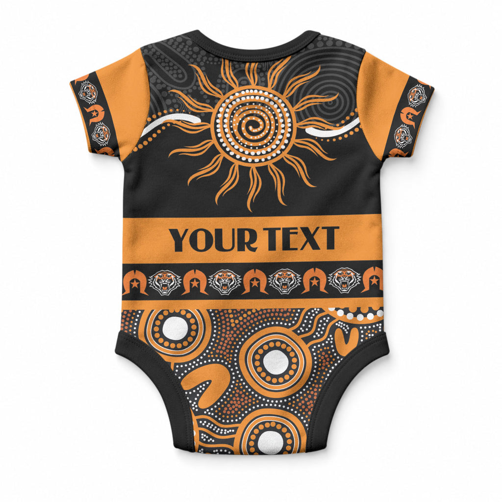 Tigers NAIDOC Week Personalised Baby Onesie Aboriginal Torres Strait Islanders Vibe