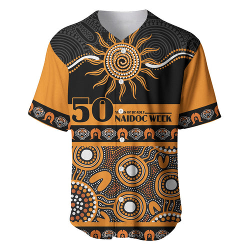 Tigers NAIDOC Week Personalised Baseball Jersey Aboriginal Torres Strait Islanders Vibe