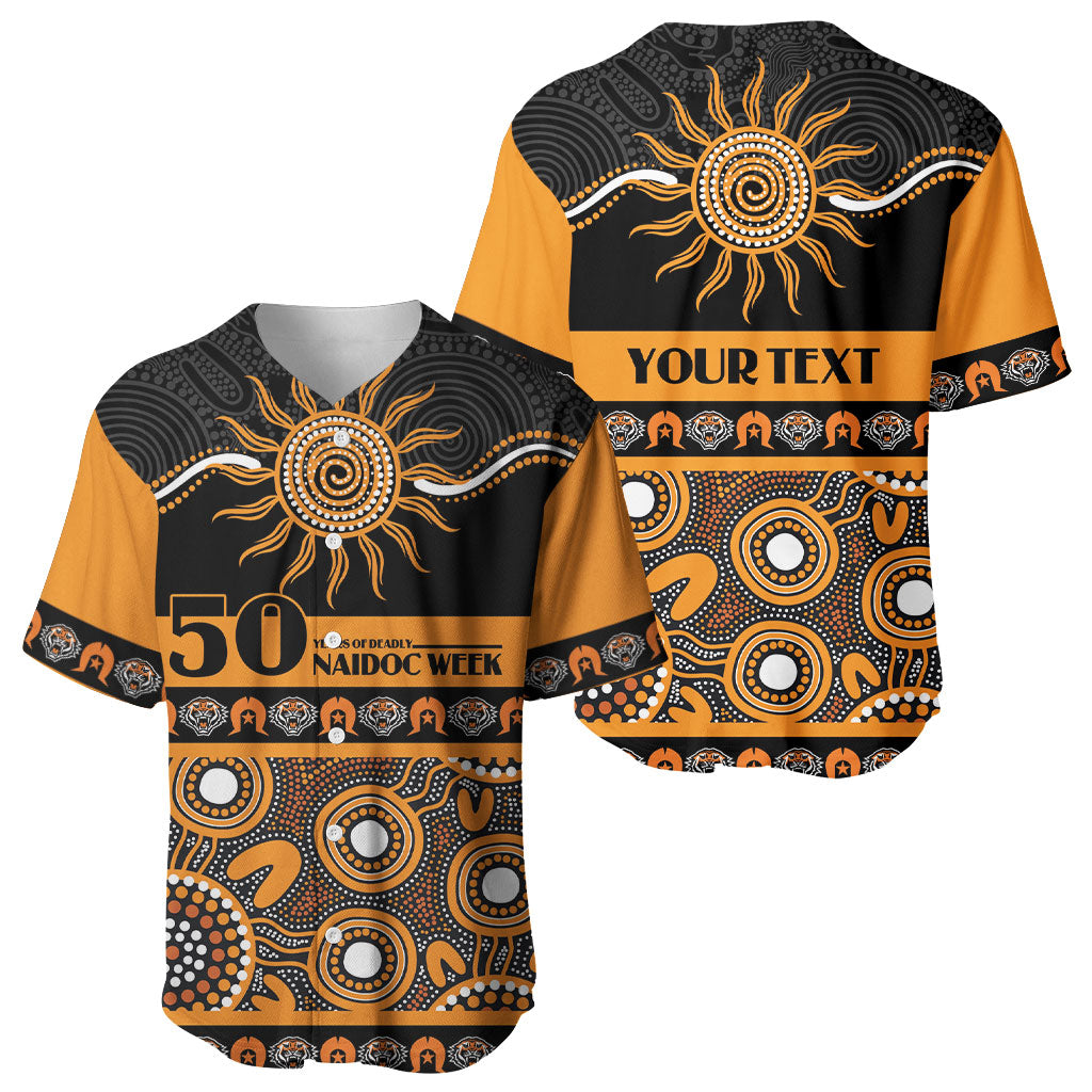 Tigers NAIDOC Week Personalised Baseball Jersey Aboriginal Torres Strait Islanders Vibe