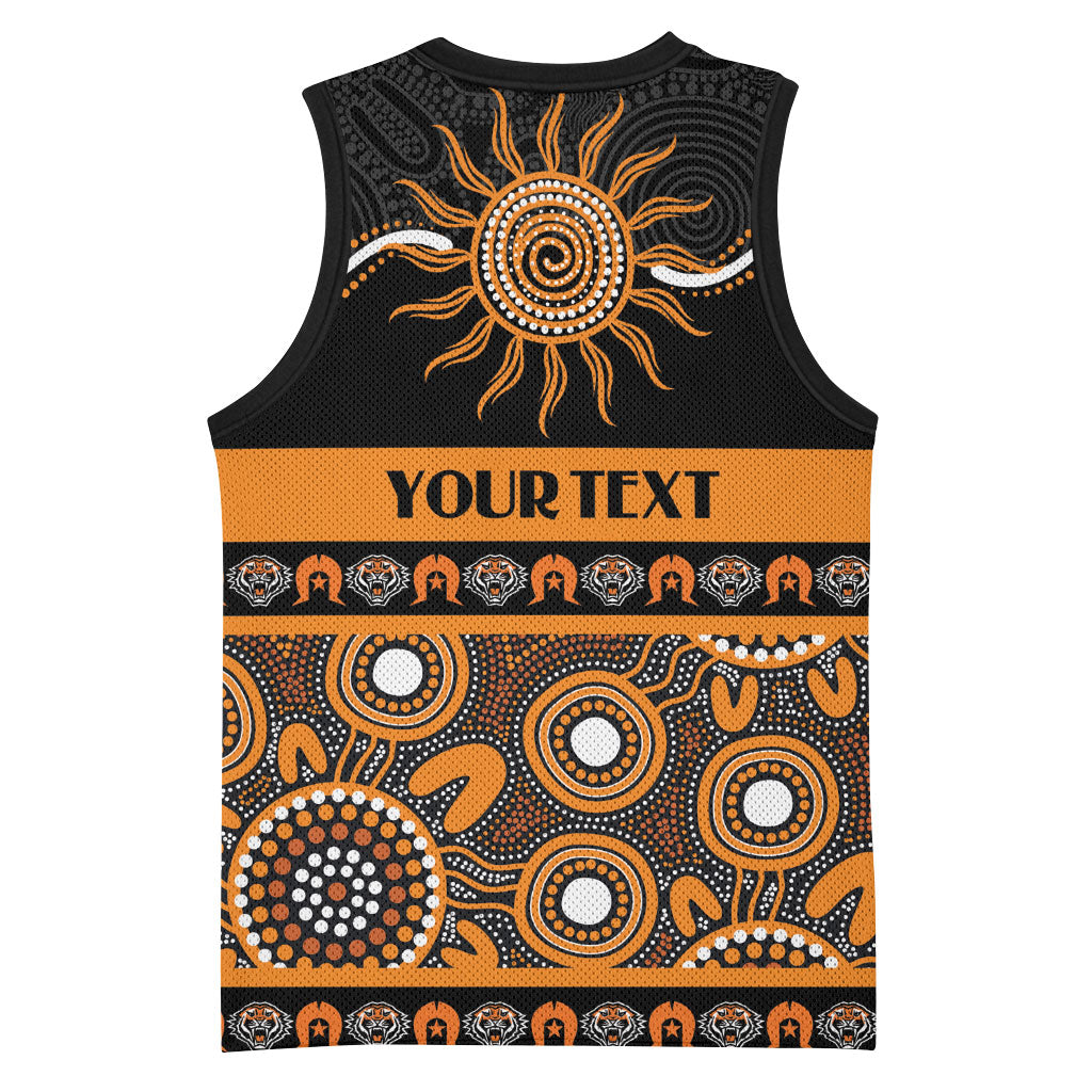 Tigers NAIDOC Week Personalised Basketball Jersey Aboriginal Torres Strait Islanders Vibe