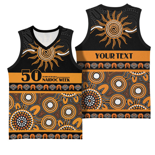 Tigers NAIDOC Week Personalised Basketball Jersey Aboriginal Torres Strait Islanders Vibe