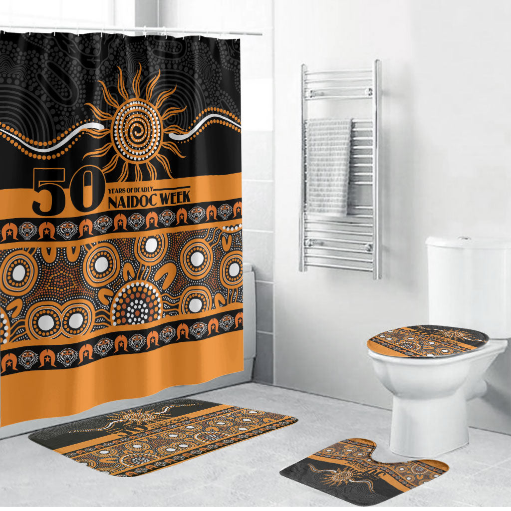 Tigers NAIDOC Week Bathroom Set Aboriginal Torres Strait Islanders Vibe