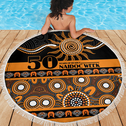 Tigers NAIDOC Week Beach Blanket Aboriginal Torres Strait Islanders Vibe