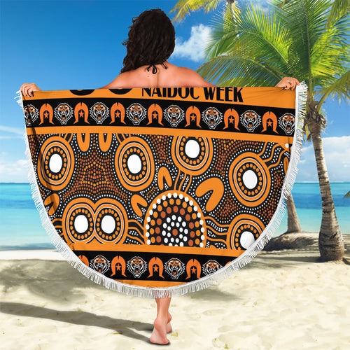 Tigers NAIDOC Week Beach Blanket Aboriginal Torres Strait Islanders Vibe