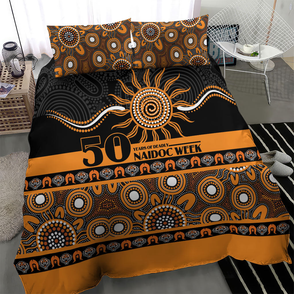 Tigers NAIDOC Week Bedding Set Aboriginal Torres Strait Islanders Vibe