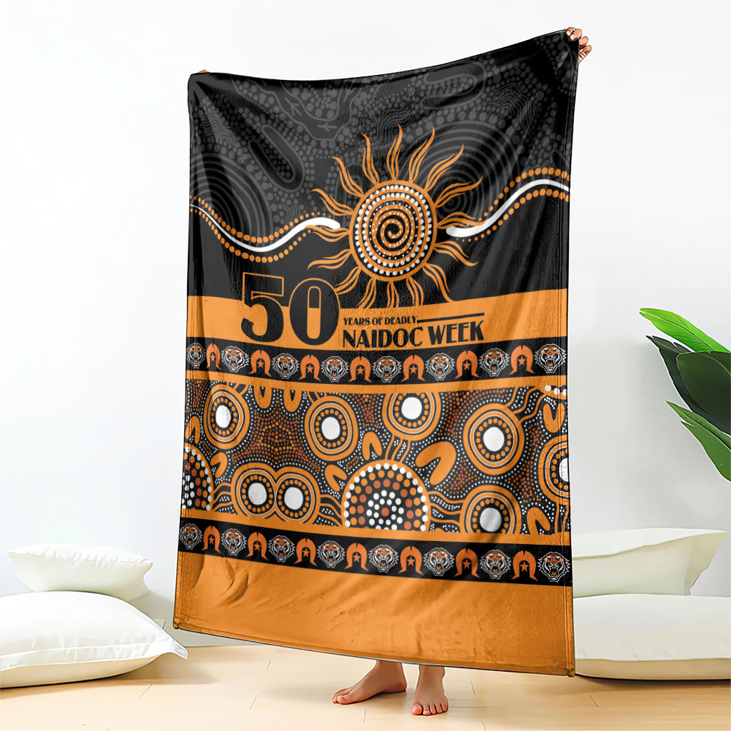 Tigers NAIDOC Week Blanket Aboriginal Torres Strait Islanders Vibe