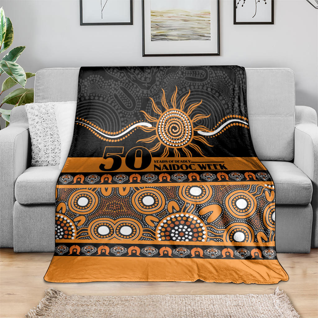 Tigers NAIDOC Week Blanket Aboriginal Torres Strait Islanders Vibe