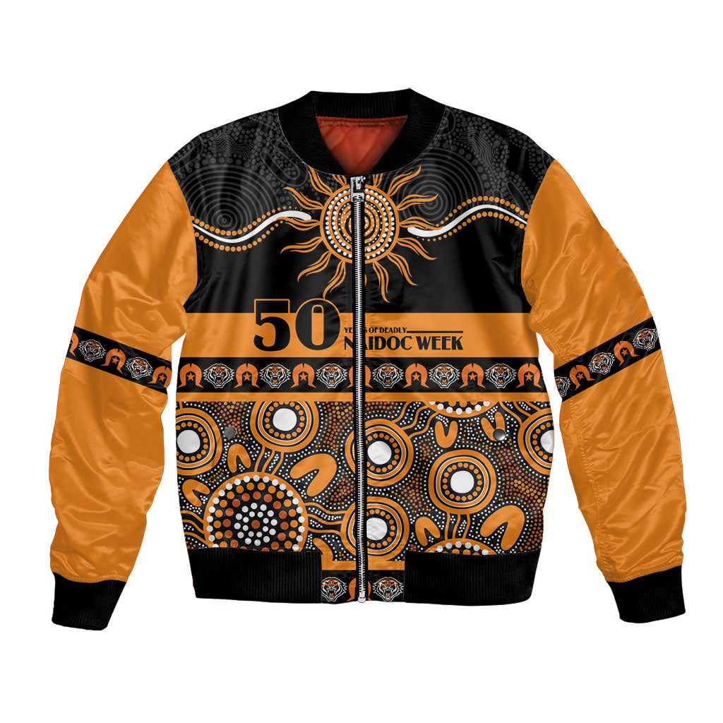 Tigers NAIDOC Week Personalised Bomber Jacket Aboriginal Torres Strait Islanders Vibe
