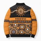 Tigers NAIDOC Week Personalised Bomber Puffer Jacket Aboriginal Torres Strait Islanders Vibe