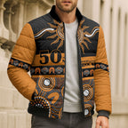 Tigers NAIDOC Week Personalised Bomber Puffer Jacket Aboriginal Torres Strait Islanders Vibe