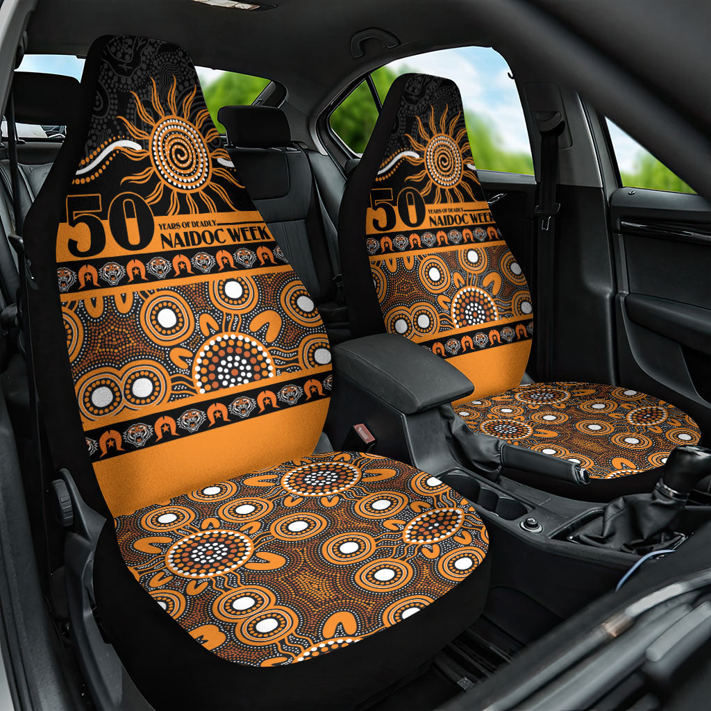 Tigers NAIDOC Week Car Seat Cover Aboriginal Torres Strait Islanders Vibe