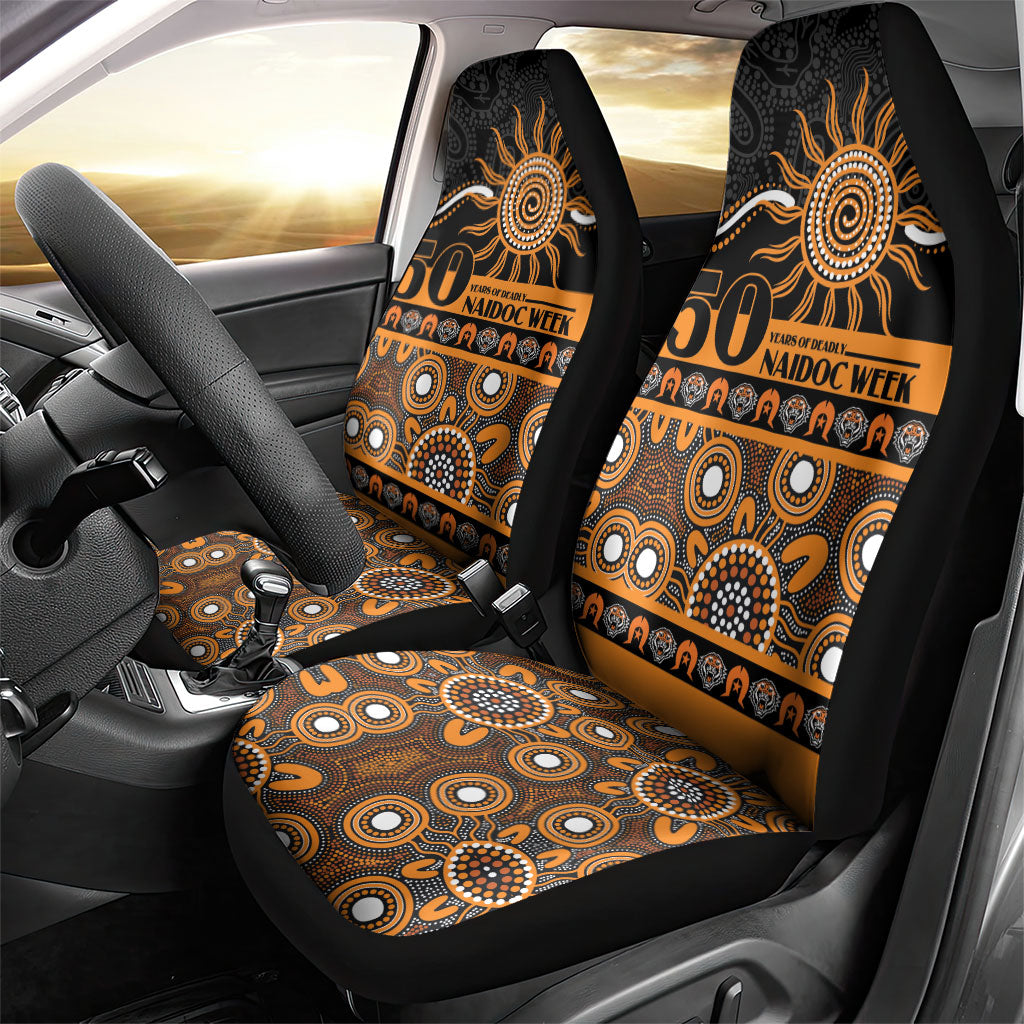 Tigers NAIDOC Week Car Seat Cover Aboriginal Torres Strait Islanders Vibe