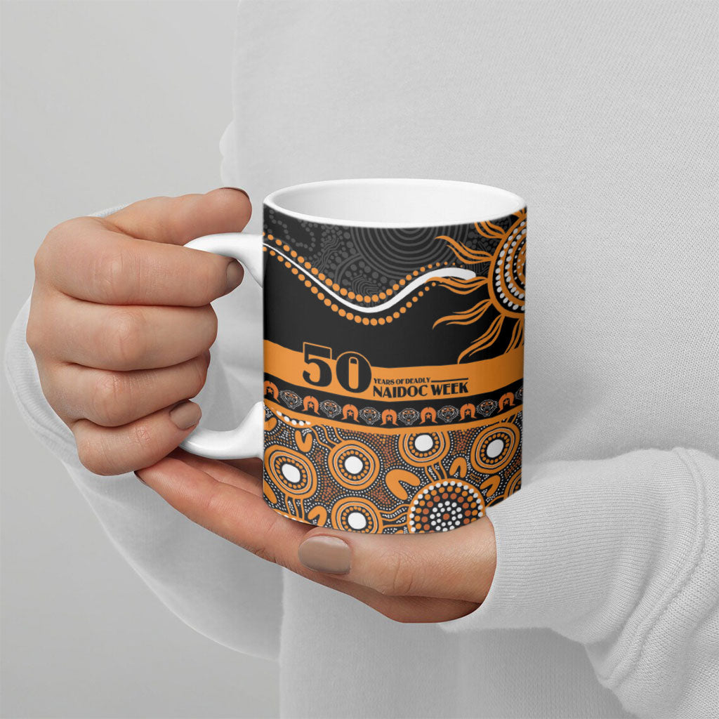 Tigers NAIDOC Week Personalised Ceramic Mug Aboriginal Torres Strait Islanders Vibe