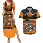 Tigers NAIDOC Week Personalised Couples Matching Summer Maxi Dress and Hawaiian Shirt Aboriginal Torres Strait Islanders Vibe