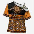Tigers NAIDOC Week Personalised Cross Shoulder Shirt Aboriginal Torres Strait Islanders Vibe