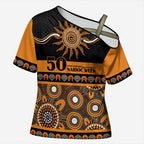 Tigers NAIDOC Week Personalised Cross Shoulder Shirt Aboriginal Torres Strait Islanders Vibe