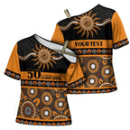 Tigers NAIDOC Week Personalised Cross Shoulder Shirt Aboriginal Torres Strait Islanders Vibe