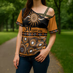 Tigers NAIDOC Week Personalised Cross Shoulder Shirt Aboriginal Torres Strait Islanders Vibe