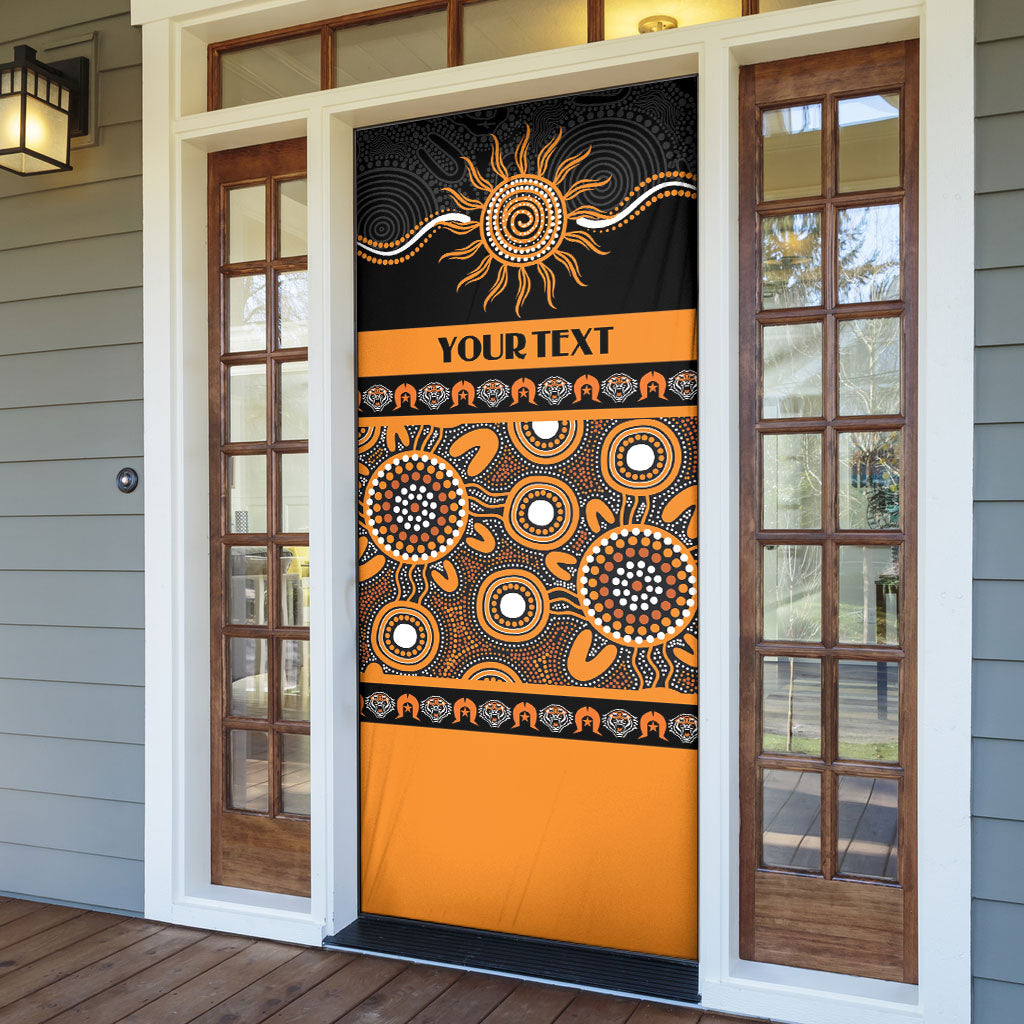 Tigers NAIDOC Week Personalised Door Cover Aboriginal Torres Strait Islanders Vibe