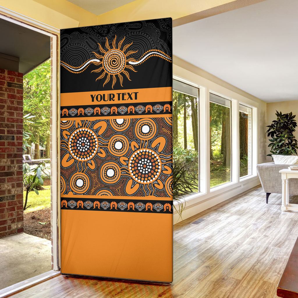 Tigers NAIDOC Week Personalised Door Cover Aboriginal Torres Strait Islanders Vibe
