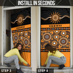 Tigers NAIDOC Week Personalised Door Cover Aboriginal Torres Strait Islanders Vibe