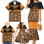 Tigers NAIDOC Week Personalised Family Matching Mermaid Dress and Hawaiian Shirt Aboriginal Torres Strait Islanders Vibe