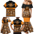 Tigers NAIDOC Week Personalised Family Matching Mermaid Dress and Hawaiian Shirt Aboriginal Torres Strait Islanders Vibe