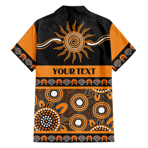 Tigers NAIDOC Week Personalised Family Matching Mermaid Dress and Hawaiian Shirt Aboriginal Torres Strait Islanders Vibe