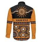Tigers NAIDOC Week Personalised Family Matching Off The Shoulder Long Sleeve Dress and Hawaiian Shirt Aboriginal Torres Strait Islanders Vibe