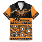 Tigers NAIDOC Week Personalised Family Matching Off Shoulder Maxi Dress and Hawaiian Shirt Aboriginal Torres Strait Islanders Vibe