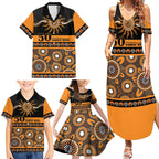 Tigers NAIDOC Week Personalised Family Matching Summer Maxi Dress and Hawaiian Shirt Aboriginal Torres Strait Islanders Vibe