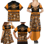 Tigers NAIDOC Week Personalised Family Matching Summer Maxi Dress and Hawaiian Shirt Aboriginal Torres Strait Islanders Vibe
