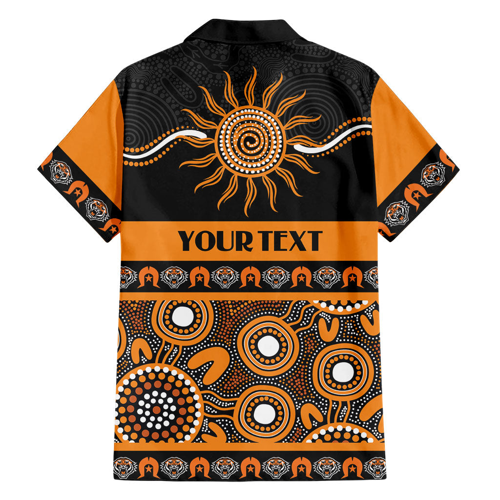 Tigers NAIDOC Week Personalised Family Matching Tank Maxi Dress and Hawaiian Shirt Aboriginal Torres Strait Islanders Vibe