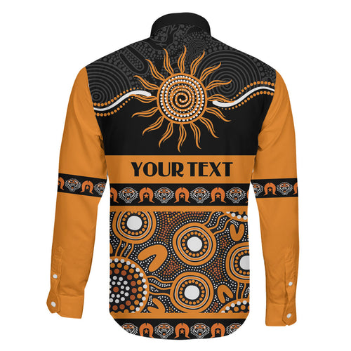 Tigers NAIDOC Week Personalised Family Matching Tank Maxi Dress and Hawaiian Shirt Aboriginal Torres Strait Islanders Vibe