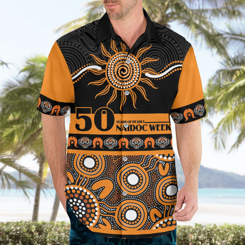 Tigers NAIDOC Week Personalised Hawaiian Shirt Aboriginal Torres Strait Islanders Vibe