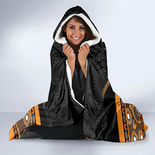 Tigers NAIDOC Week Hooded Blanket Aboriginal Torres Strait Islanders Vibe