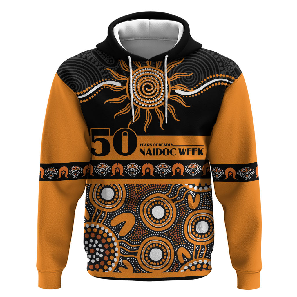 Tigers NAIDOC Week Personalised Hoodie Aboriginal Torres Strait Islanders Vibe