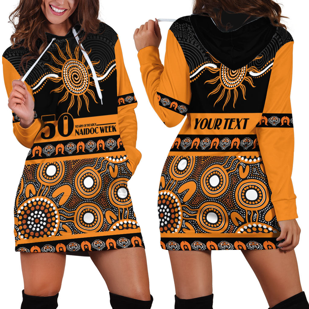 Tigers NAIDOC Week Personalised Hoodie Dress Aboriginal Torres Strait Islanders Vibe