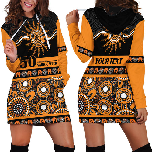 Tigers NAIDOC Week Personalised Hoodie Dress Aboriginal Torres Strait Islanders Vibe