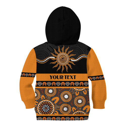 Tigers NAIDOC Week Personalised Kid Hoodie Aboriginal Torres Strait Islanders Vibe