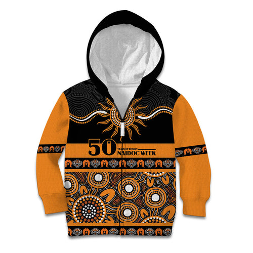Tigers NAIDOC Week Personalised Kid Hoodie Aboriginal Torres Strait Islanders Vibe