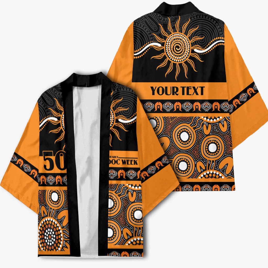 Tigers NAIDOC Week Personalised Kimono Aboriginal Torres Strait Islanders Vibe